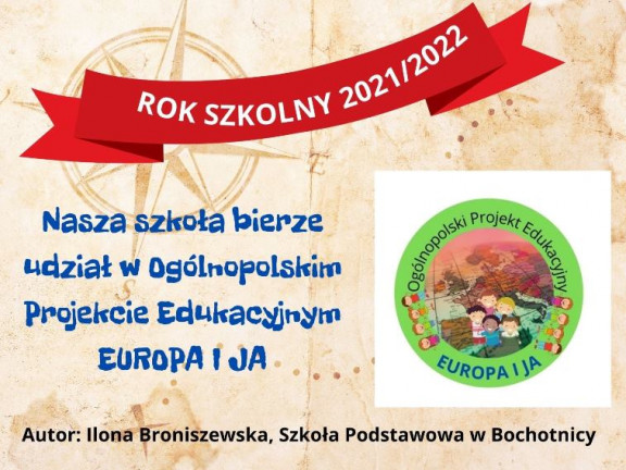 Obraz przedstawia Międzynarodowy Dzień Języków Obcych oraz Ogólnopolski Projekt Edukacyjny „Europa i Ja!”