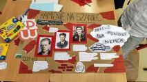 „Kamienie na szaniec” w klasie 8b,