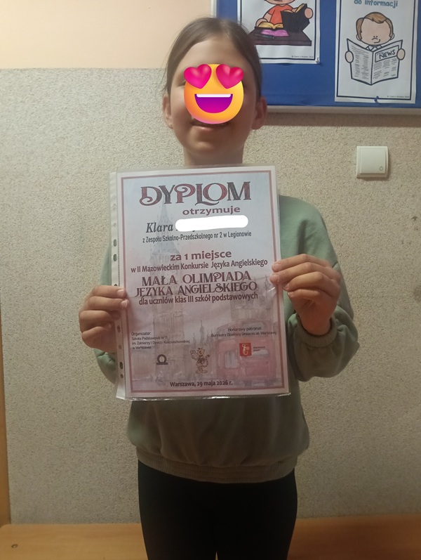 Więcej o: Zwycięstwo w Mazowieckiej Małej Olimpiadzie z Języka Angielskiego