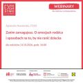 Webinaria dla rodziców i profesjonalistów,